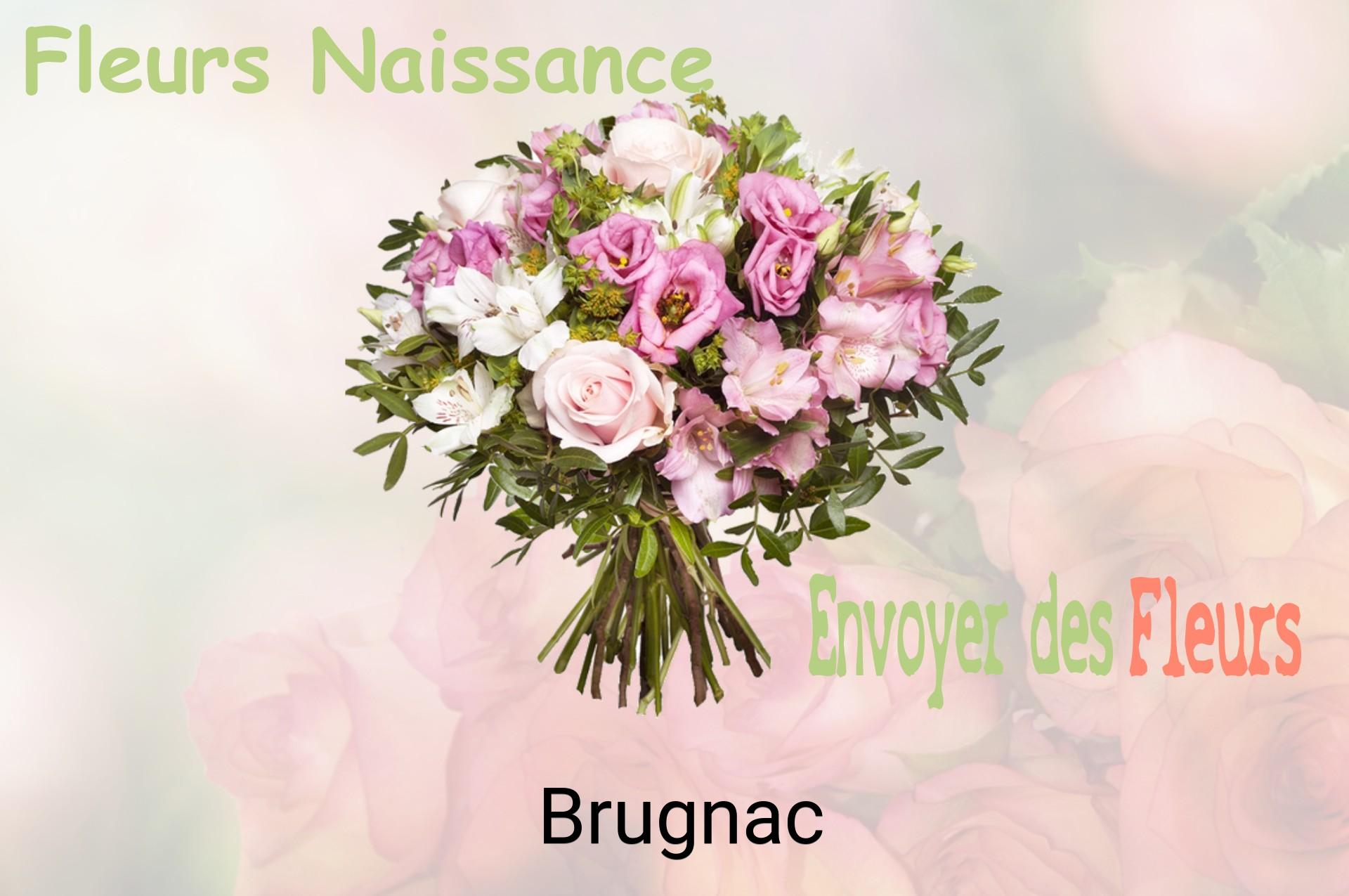 Bouquet de fleurs de naissance livré à Brugnac